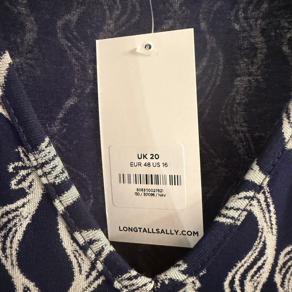 Long Tall Sally Navy Maxi Dress - Picture 2 of 3